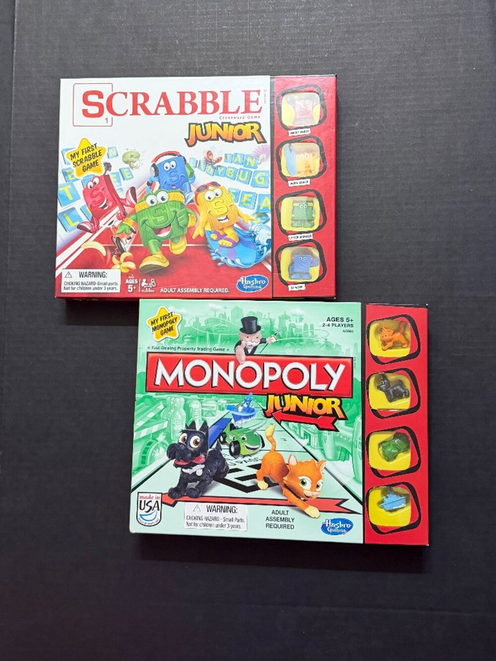 Scrabble Junior & Monopoly Junior By Hasbro